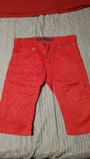 pinocchietto uomo rosso klink jeans cotone