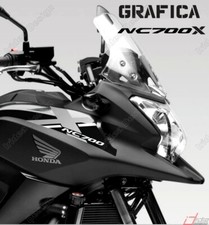 ADESIVI DECAL STICKERS PER HONDA NC700X NC 700 X RACIN CARENA GRAFICA BIANCO AR