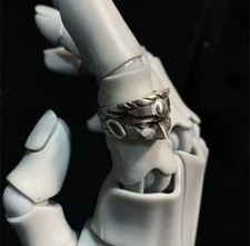 Anello Anime Jojo Bizzarre Avventure Regolabile Argento Stand Collection 