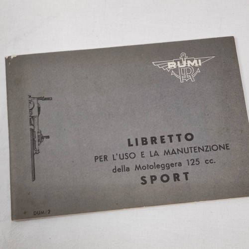 Rumi libretto uso manutenzione - libretto,