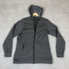 Nike Felpa con Cappuccio Uomo M Medium Grigio Therma Felpa Full Zip CU6231-071