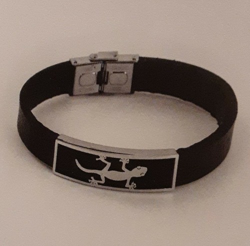 Bracciale uomo geco in - bracciale, "geco"in