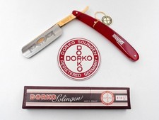 Rasoio DORKO 7/8" placcato oro