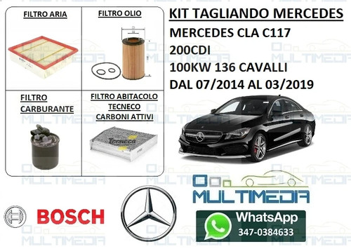 Kit tagliando filtri bosch - tagliando,