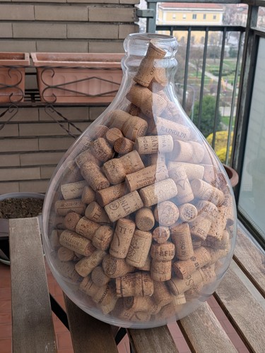 Damigiana con tappi sughero - damigiana,