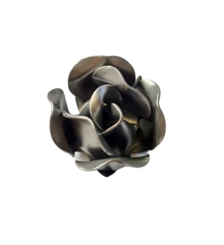 Rosa ferro battuto fiore - battuto,