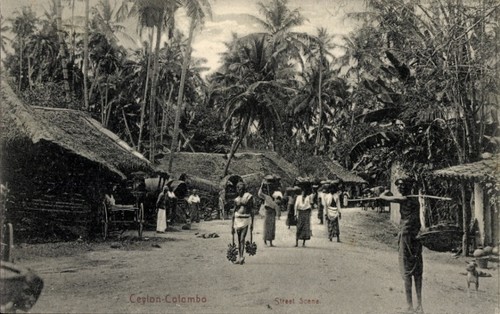Cartolina colombo ceylon sri - cartolina,