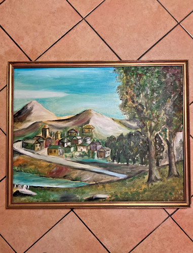 Grande quadro vintage cornice - vintage,
