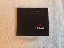 Libretto Guarantee Booklet Tudor 563.88 - 01.2014