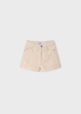NWT Sz 8 10 MAYORAL Euro Boutique Eyelet Twill Shorts