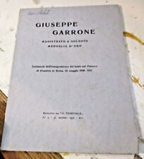 opuscolo GIUSEPPE GARRONE