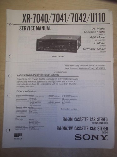 Sony manuale - manuale, di