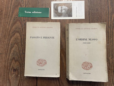 Opere di ANTONIO GRAMSCI-PASSATO E PRESENTE-EINAUDI 1953 + omaggio ORDINE NUOVO