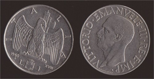 Lira 1940 impero - 1, magnetica