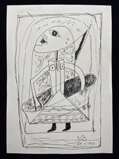 VICTOR BRAUNER disegno su