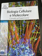 biologia cellulare e molecolare concetti ed esperimenti - g. karp V edizione