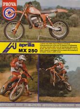 advertising TEST MOTO APRILIA MX 250 '81 MOTOITALIANE MOTOCROSS EPOCA VINTAGE MX
