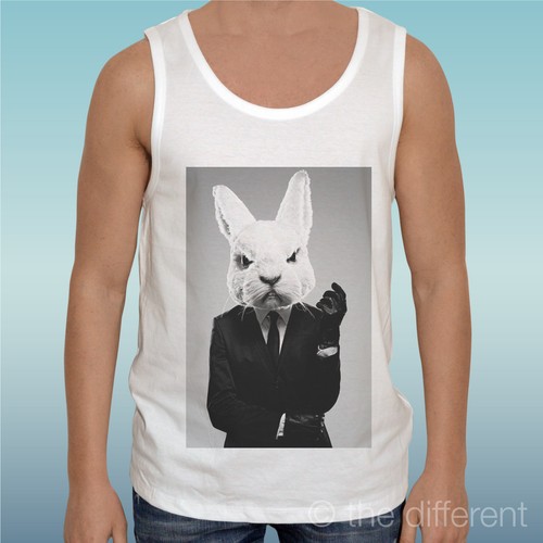 Canotta shirt coniglio - t-shirt,
