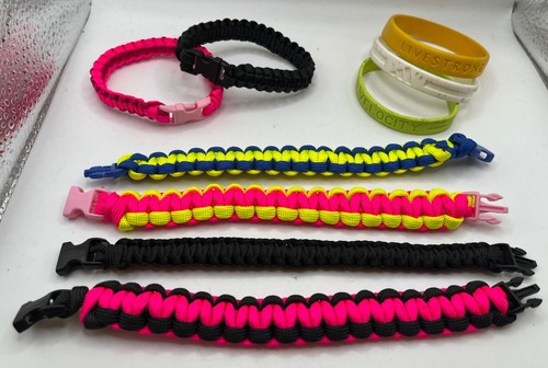 Lotto bracciale paracord - 9,