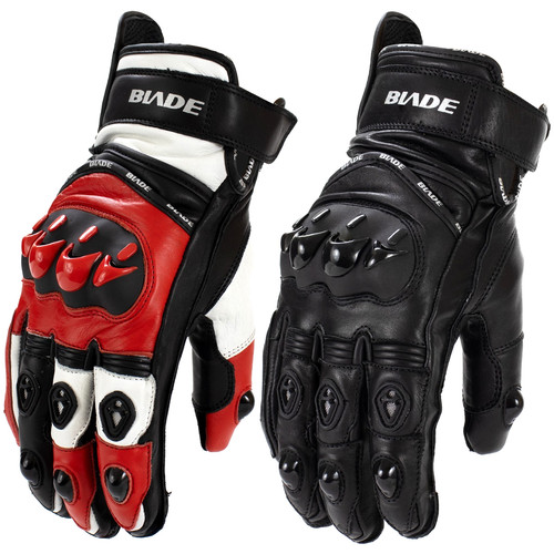Guanti moto blade pelle estivi - blade,