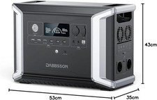 Dabbsson DBS2300 Centrale Elettrica Portatile 2330Wh LiFePO4 2200W EU PLUG