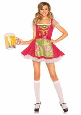 Costume Dirndl Oktoberfest rosa lusso abito tradizionale donna Dirndl Baviera Tirolo KK