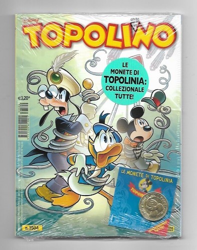 Topolino 3504 con moneta - topolino, di