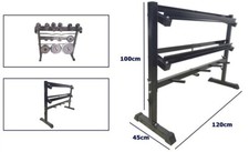 Rastrelliera Supporto Rack Porta Manubri Dischi Pesi Palestra Espositore dfh