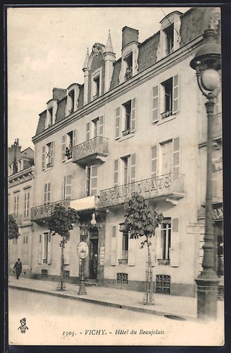 Cpa vichy hotel - vichy,, beaujolais