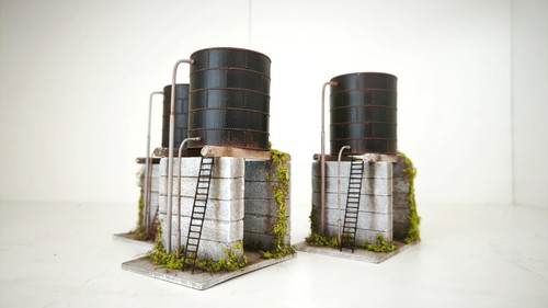 Plastico edificio ferroviario - plastico,