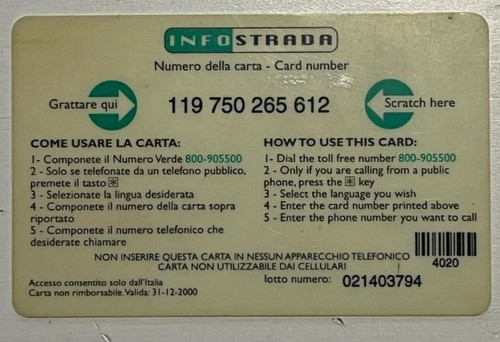 Carta telefonica tessuti - carta,