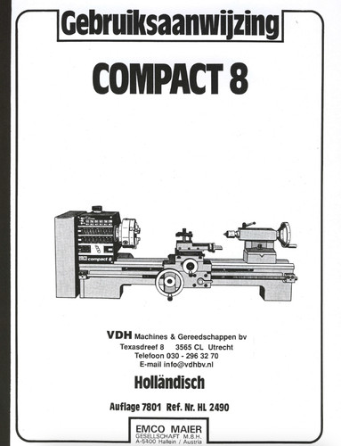 Emco compact drehmaschine - compact, 8