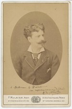 Cabinet circa 1870. Le peintre