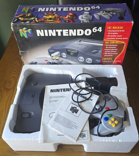 Console nintendo n64 boxata - console,