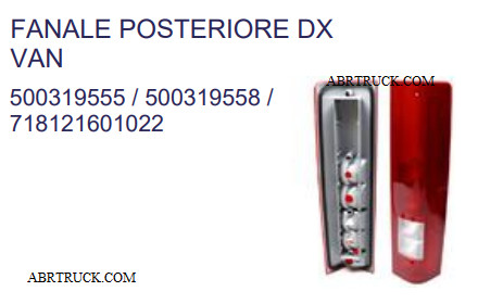 Fanale faro luce posteriore - faro,