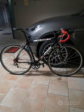 bici da corsa cinelli vintage telaio carboinio  alluminio cambio campagnolo velo