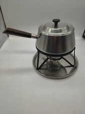 Kit fornello e pentola fonduta fondue bourguignonne Alessi Mazzeri & Vitale