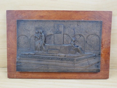 Placca bronzo arrigo - placca,