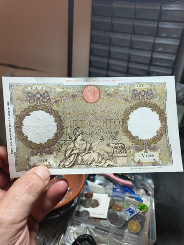100 lire 1943 - 100,