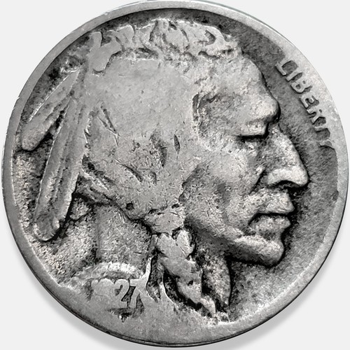 1927 buffalo nickel - 1927-d,
