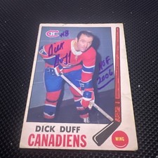 Carta Dick Duff firmata 69 opc