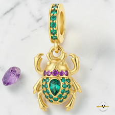 Charm pendente scarabeo - charm,