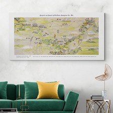 Mappa pittorica della valle