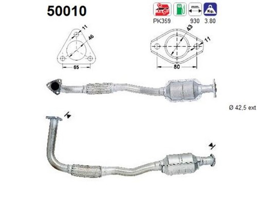 Cv catalizzatore per - 38, 52