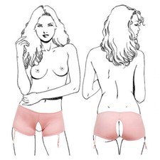 Reggicalze aperto rosa open
