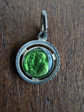 Medaglietta ciondolo Santo Padre Pio cm 1,5 VINTAGE!!!