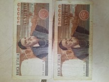 n. 2 banconote italiane da