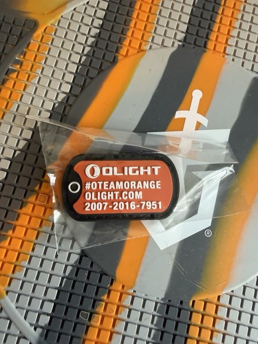 Patch arancione olight team - patch,