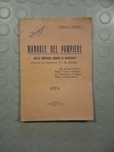 Manuale del pompiere cartiere - del,