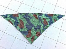 Foulard mimetico vintage Paracadutisti Folgore E.I. anni '80 ampie dimensioni